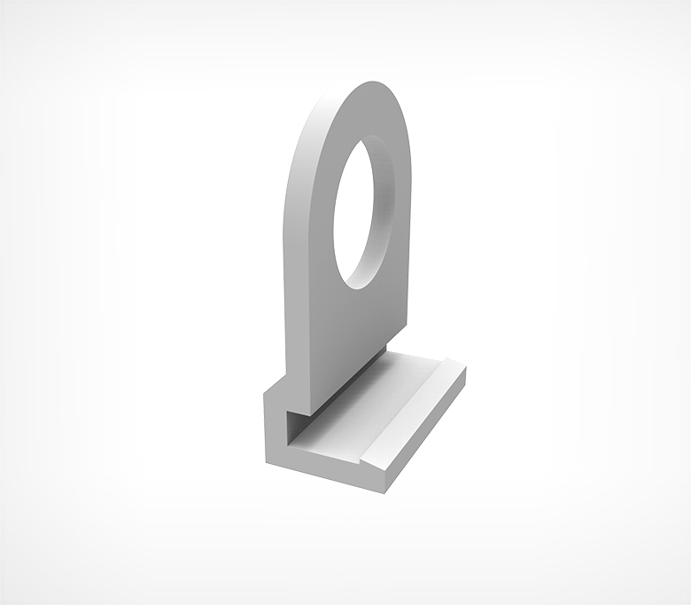 Петля пластиковая CLICKER HOOK для подвешивания пластикового профиля CLICKER